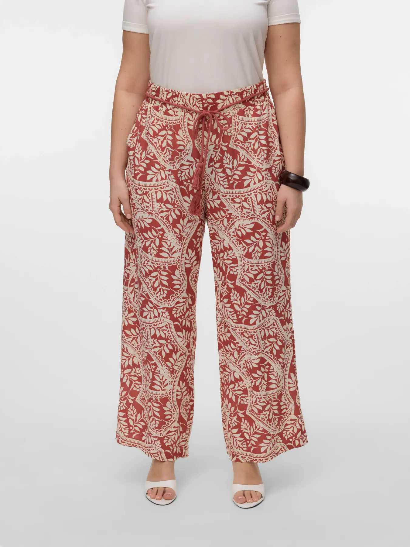Pantalon fluide à motif