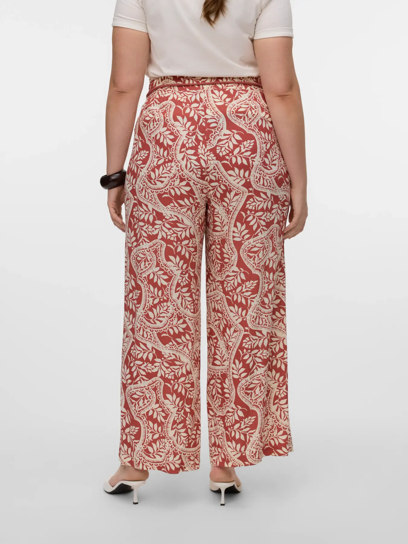 Pantalon fluide à motif