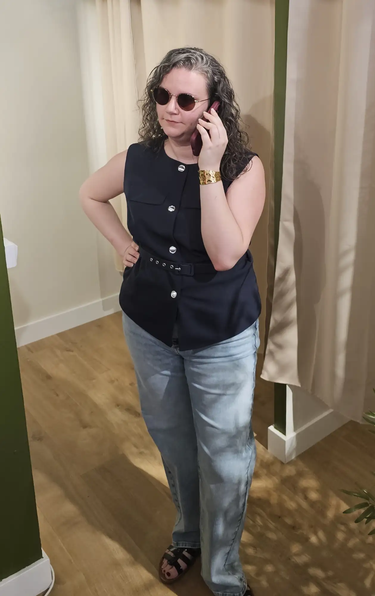 Veste sans manche tailleur