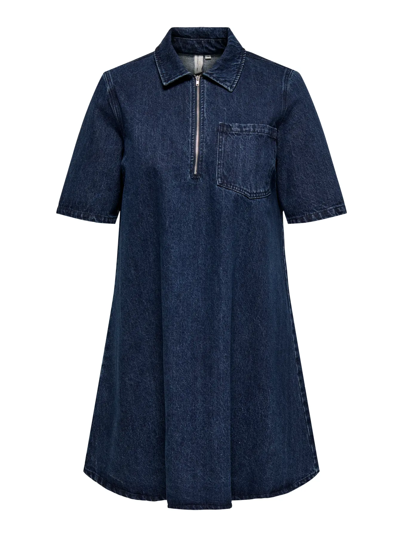 Robe en jean col chemise