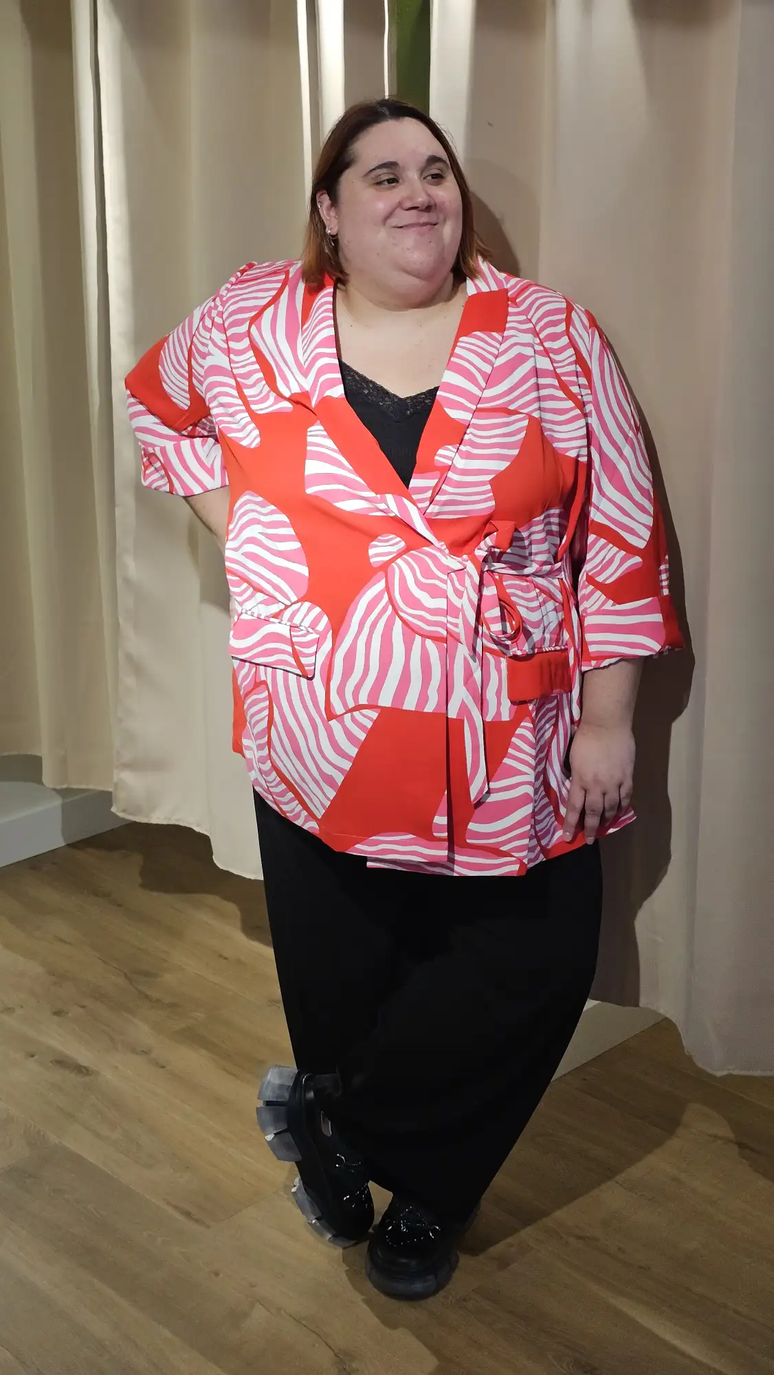 Blazer kimono en jersey