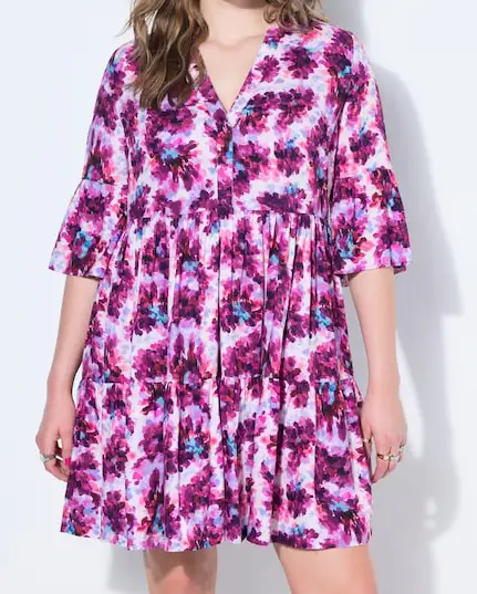 Robe babydoll fleurie