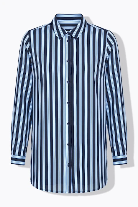 Chemise rayée bleue