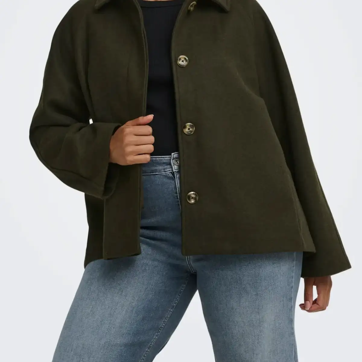 Manteau col chemise