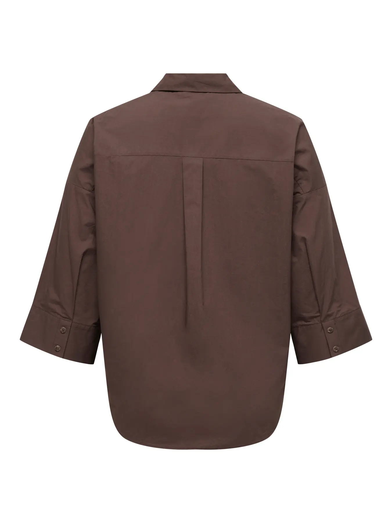 Chemise oversize marron