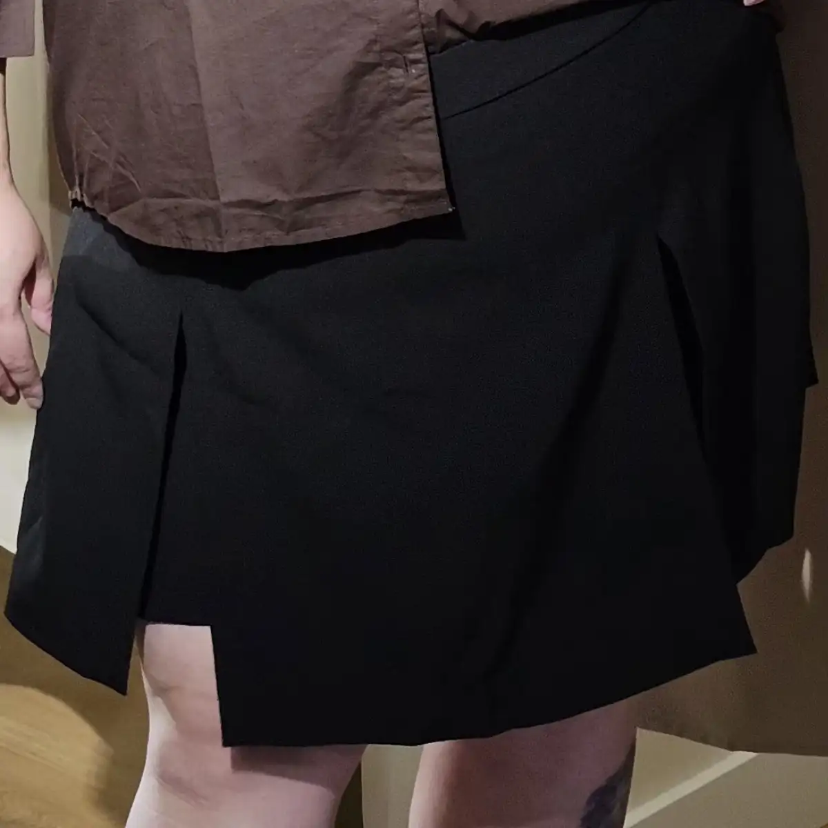 Jupe-short plissée
