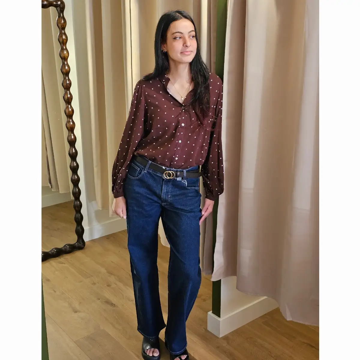 Blouse polka dot