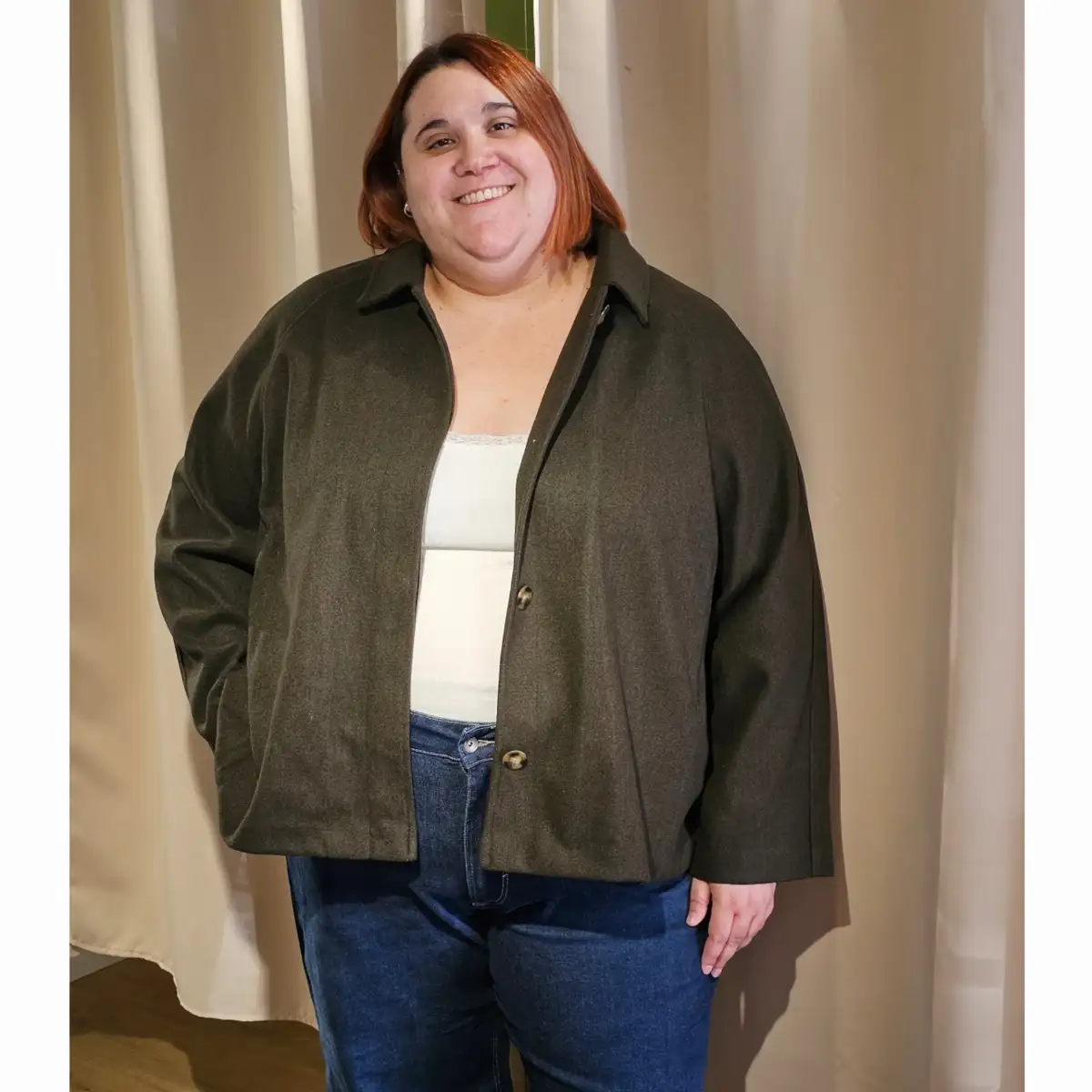 Manteau col chemise