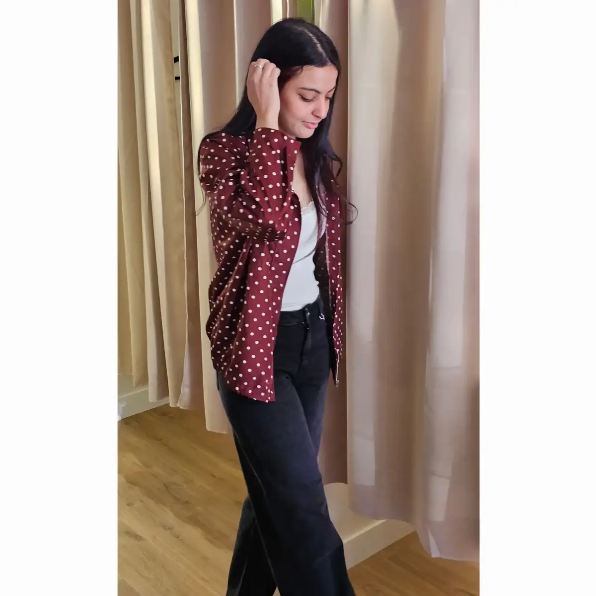 Bomber polka dot